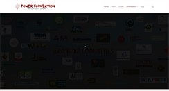Desktop Screenshot of cvipowerfoundation.com