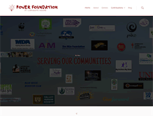 Tablet Screenshot of cvipowerfoundation.com